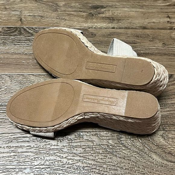 Tommy Bahama Women's Sakura Wedge Sandals Strappy Tan 9M - Picture 8 of 10